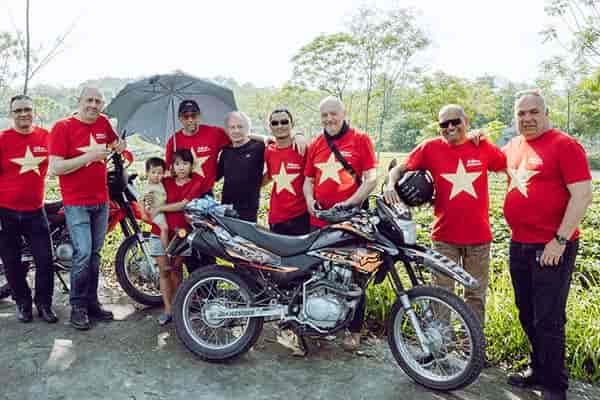 Agency for a motorcycle trip to Vietnam