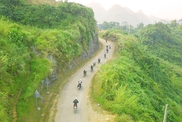 Road trip moto Vietnam à Bao Lac