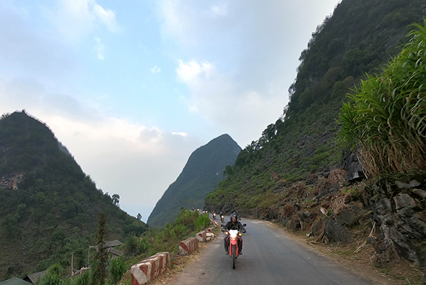 Road trip moto au Vietnam à Meo vac