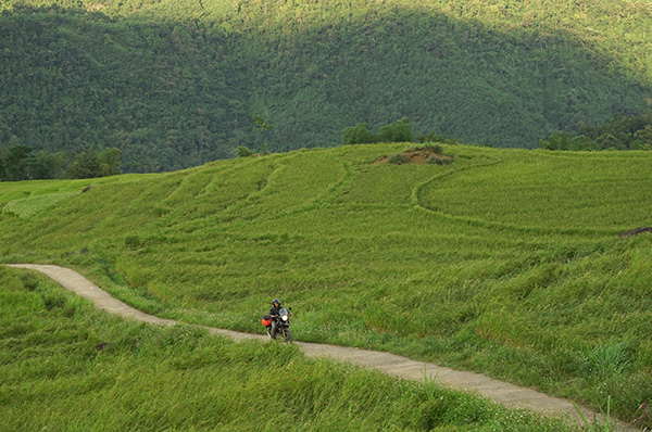 Voyage moto à Pu Luong