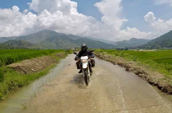North-East Vietnam on motorbike