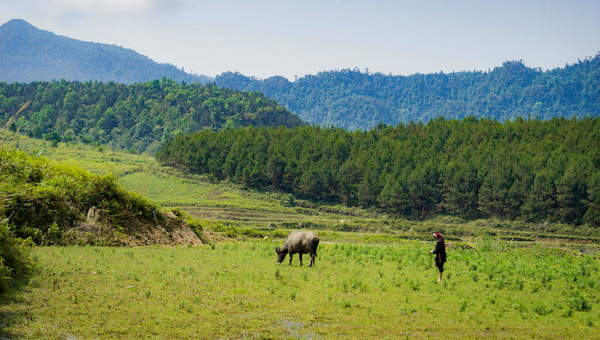 Voyage moto Nam Dam - Paysage