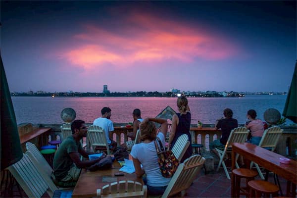 Voyage Vietnam - Lac de l'Ouest - Café