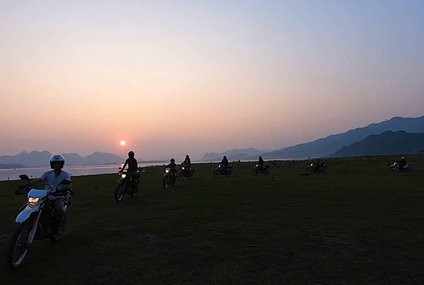 Road trip moto au Vietnam à Thac Ba